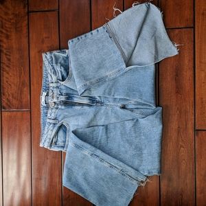 Zara high rise jeans US8